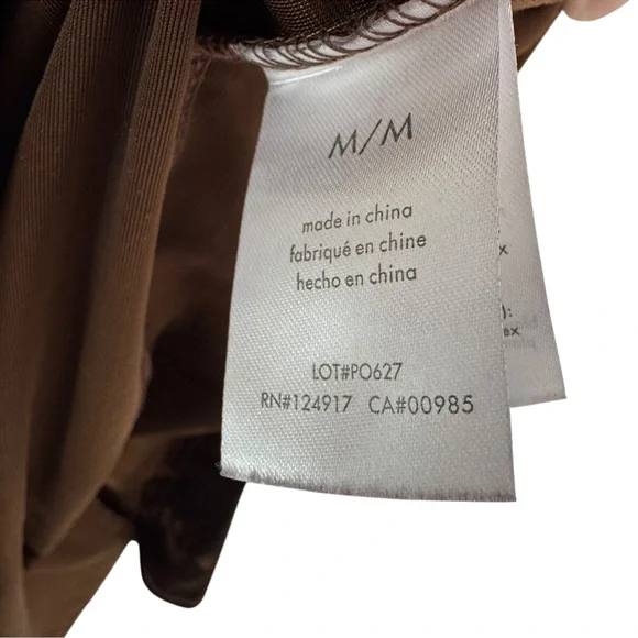 WeWoreWhat x Revolve Crushed Velvet Midi Slip Bodycon Dress Brown Size M - Picture 12 of 14